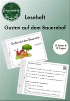 Vorschau - Arbeitsblätter - Leseheft sinnentnehmendes Lesen - Gustav auf dem Bauernhof - Klasse 2+3 - Deckblatt