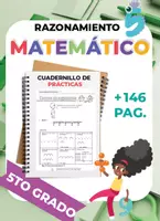 Vista previa - Unidades / Secuencias / Situaciones de Aprendizaje - CUADERNO DE PRÁCTICA RAZONAMIENTO MATEMÁTICO 5TO GRADO - Portada