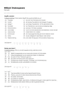 Vorschau - Arbeitsblätter - William Shakespeare (Infotext und Übungen) - Seite 1