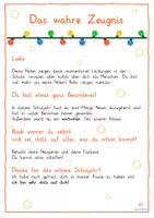 Vorschau - Anderer Materialtyp - Das wahre Zeugnis Version Lichterkette Schuljahresende - Seite 2