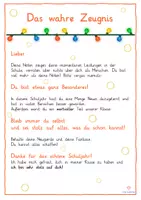 Vorschau - Anderer Materialtyp - Das wahre Zeugnis Version Lichterkette Schuljahresende - Seite 3