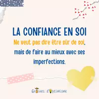 Aperçu - Affichage - Mantra Positif - Confiance en soi - Graines d'Optimisme - Page de couverture