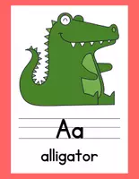 Aperçu - Apprentissages en autonomie - English Alphabet Animal Posters +26 fiches d'activités - Page de couverture