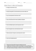 Vorschau - Arbeitsblätter - AB mit Fragen zum Thema "Kanaren" + Lösungsblatt + Infografik - Deckblatt