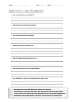 Vorschau - Arbeitsblätter - Lernposter + AB mit Fragen zum Thema "Kaninchen" + Lösungsblatt + Infografik - Seite 1