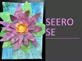 Vorschau - Stundenentwürfe - KUNST Schritt für Schritt: Seerose basteln (inkl. Vorlage) Keynote/PP - Seite 1