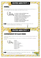 Vorschau - Aufgabenkarten - Dichter-Werkstatt Sommer - Lerntheke Gedichte - Seite 3