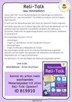 Vorschau - Spiele - Jesu Himmelfahrt : Reli-Talk - Plauderbrettspiel zu Christi Himmelfahrt - Seite 1