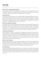 Vorschau - Arbeitsblätter - Carl Jung (Infotext und Übungen) - Deckblatt