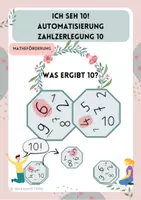 Vorschau - Spiele - ICH SEH 10! Mathespiel⭐Zahlzerlegung 10 -Matheförderung- ✂️schneidefreundlich! Schnapp mich! - Deckblatt