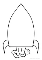 Vorschau - Mal- und Bastelvorlagen - Raketengeschenk - Bastelvorlage zum Vatertag - Seite 1