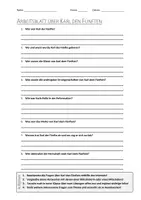Vorschau - Arbeitsblätter - AB mit Fragen zum Thema "Karl der Fünfte" + Lösungsblatt - Deckblatt