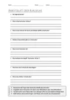 Vorschau - Arbeitsblätter - AB mit Fragen zum Thema "Karlsruhe" + Lösungsblatt + Infografik - Deckblatt