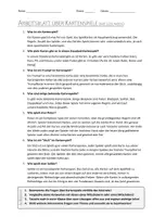 Vorschau - Arbeitsblätter - AB mit Fragen zum Thema "Kartenspiele" + Lösungsblatt - Seite 1