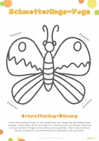 Vorschau - Stundenentwürfe - Schmetterling Lebenyszyklus - Yoga-Karten, Atemübung, Entspannung - Seite 2