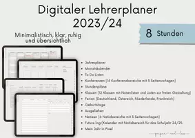 Vorschau - Lehrpläne/Lehrermaterial - Digitaler Lehrerplaner 2023/24 - 8 Stunden - Seite 2