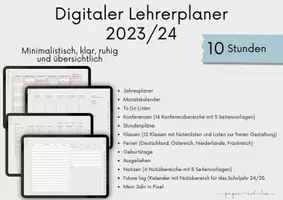 Vorschau - Lehrpläne/Lehrermaterial - Digitaler Lehrerplaner 2023/24 - 10 Stunden - Seite 2