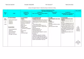 Vorschau - Lehrpläne/Lehrermaterial - Jahresplan Deutsch 7 2023_2024 - Seite 1