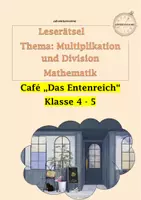 Vorschau - Arbeitsblätter - Leserätsel (Multiplikation und Division) Mathe Kl. 4-5 - Deckblatt
