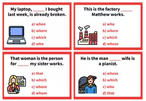 Vista previa - Juegos / Gamificación - RELATIVE CLAUSES - Detonation! (Multiple-choice game) - página 3