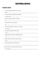 Vista previa - Unidades / Secuencias / Situaciones de Aprendizaje - REPHRASING - 120 SENTENCES (with answer key) - página 3