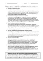 Vorschau - Arbeitsblätter - AB mit Fragen zum Thema "Kaufmann / Kauffrau" + Lösungsblatt - Seite 1