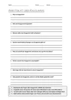 Vorschau - Arbeitsblätter - AB mit Fragen zum Thema "Kaugummi" + Lösungsblatt + Mindmap + Infografik - Deckblatt