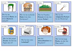 Vorschau - Spiele - Wörter mit ck Lesespiel: Ich habe...Wer hat...? - Seite 2