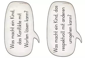 Vorschau - Fördermaterial/Inklusion - Gesprächskarten Klassenregeln / Ziel der Woche - Seite 2