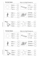Vorschau - Arbeitsblätter - Sommer-Übungsheft Deutsch für Klasse 1/2 als Wiederholung - Seite 3