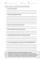 Vorschau - Arbeitsblätter - AB mit Fragen zum Thema "Johannes Kepler" + Lösungsblatt + Mindmap + Infografik - Deckblatt