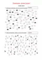 Vorschau - Arbeitsblätter - Zahlenraumerweiterung - Themenplan - Deckblatt