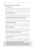 Vorschau - Arbeitsblätter - Lernposter + AB mit Fragen zum Thema "Keyboard" + Lösungsblatt + Mindmap + Infografik - Seite 1