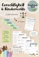 Vorschau - Stundenentwürfe - Gerechtigkeit & Kinderrechte - Unterrichtsreihe Ethik (3.-4. SJ) - Deckblatt