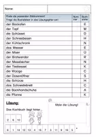 Vorschau - Arbeitsblätter - Lesespaziergang Küche - Seite 2
