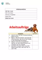 Vorschau - Unterrichtsreihen - Haustiere : Hund und Katze (Infos, Quiz, Interviewbogen ...) - Seite 2