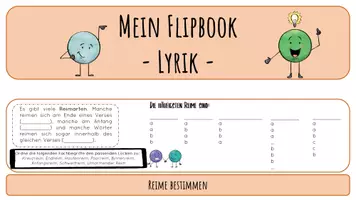 Vorschau - Arbeitsblätter - Flipbook Lyrik verstehen und interpretieren - Seite 2