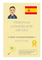 Vorschau - Arbeitsblätter - Personas conocidas de España-Rafael Nadal - Deckblatt