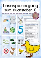 Vorschau - Arbeitsblätter - Lesespaziergänge Buchstabeneinführungen - Seite 1