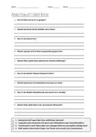 Vorschau - Arbeitsblätter - AB mit Fragen zum Thema "Kiew" + Lösungsblatt - Deckblatt