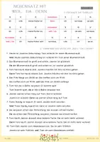 Vorschau - Arbeitsblätter - GR Nebensatz mit WEIL - A2 Theorie Übungen Lösung PDF - Seite 2
