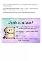 Vista previa - Decoración del aula - PASES PARA IR AL BAÑO - página 1