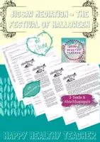 Vorschau - Stundenentwürfe - Halloween - Jigsaw Mediation Gruppenpuzzle - Deckblatt