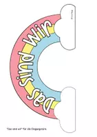 Vorschau - Poster - Tür Deko: DAS SIND WIR in Pastell Regenbogen 😍 / Klassenraum Deko Pastell - Seite 2