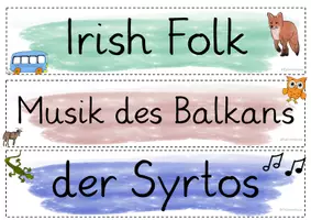 Vorschau - Präsentationen/Tafelbilder - Tafelmaterial zu Musikrichtungen aus Europa (passend zu Eule auf Europatour) - Seite 2