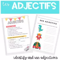 Vorschau - Arbeitsblätter - Livret Activités Fiches LES ADJECTIFS - Seite 1