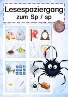 Vorschau - Arbeitsblätter - Lesespaziergang Sp - Deckblatt