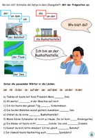Aperçu - Feuilles d'exercices - "Wo bist du?" Prépositions et articles au datif - Lieux dans la ville - Francais - Page 3