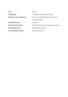 Vorschau - Stundenentwürfe - Unterrichtsentwurf gekoppelt: Förderung des kreativen Schreibens und der Kreativität (Förderschule) - Deckblatt