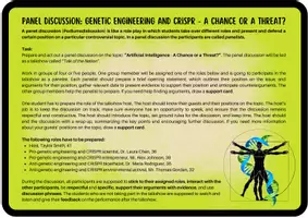Vorschau - Arbeitsblätter - Genetic Engineering and CRISPR - A Chance or a Threat? (Panel Discussion / Role Play / Talkshow / Q1 Q2) - Seite 3